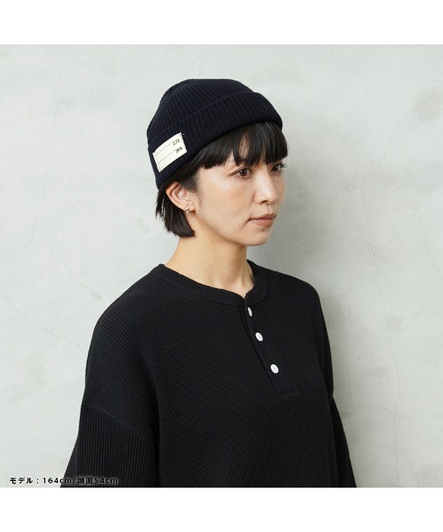 WAIPER.inc（ワイパーインク）の「WP1138 WAIPER.INC US NAVY ワッチキャップ　短め（ニットキャップ/ビーニー・メンズ・ネイビー/ブラック・FREE）」の7枚目の写真