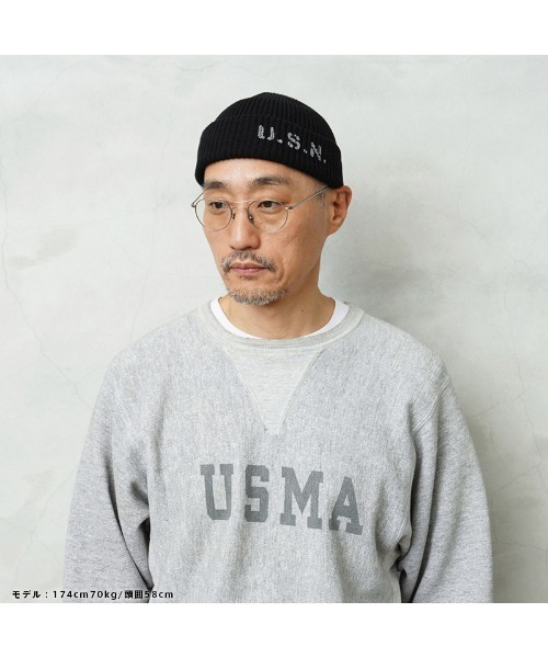 WAIPER.inc（ワイパーインク）の「WP1138 WAIPER.INC US NAVY ワッチキャップ　短め（ニットキャップ/ビーニー・メンズ・ネイビー/ブラック・FREE）」の11枚目の写真