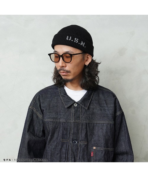 WAIPER.inc（ワイパーインク）の「WP1138 WAIPER.INC US NAVY ワッチキャップ　短め（ニットキャップ/ビーニー・メンズ・ネイビー/ブラック・FREE）」の9枚目の写真