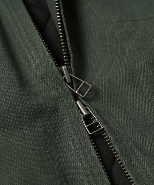 FRIZMWORKS(フリズムワークス)の「HEAVY CANVAS DESTROYED WORK JACKET _ OLIVE(デニムジャケット・メンズ・その他・LARGE/X-LARGE/SMALL/MEDIUM)」の5枚目の写真