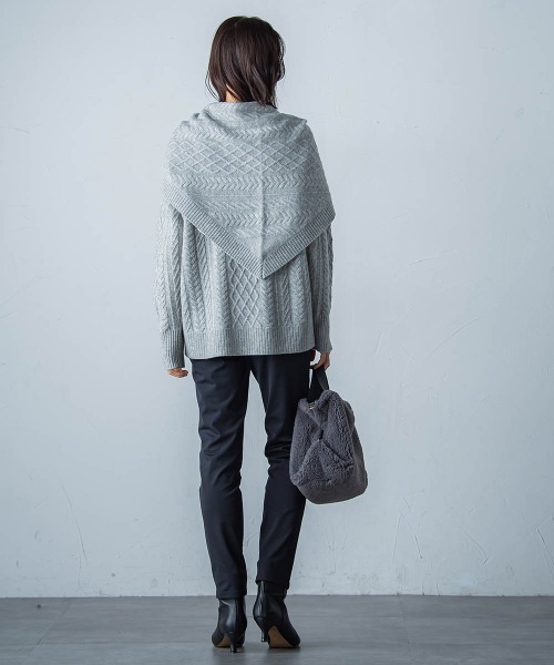 LAUTREAMONT（ロートレアモン）の「【WEB限定】裏起毛発熱レギンスパンツ≪ストレッチ/洗える≫（その他パンツ・レディース・カーキ/ブラック/オフホワイト・7号/9号/11号）」の10枚目の写真