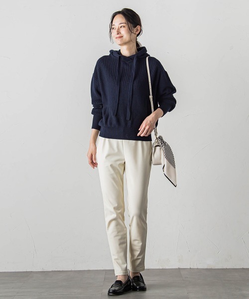 LAUTREAMONT（ロートレアモン）の「【WEB限定】裏起毛発熱レギンスパンツ≪ストレッチ/洗える≫（その他パンツ・レディース・カーキ/ブラック/オフホワイト・7号/9号/11号）」の14枚目の写真