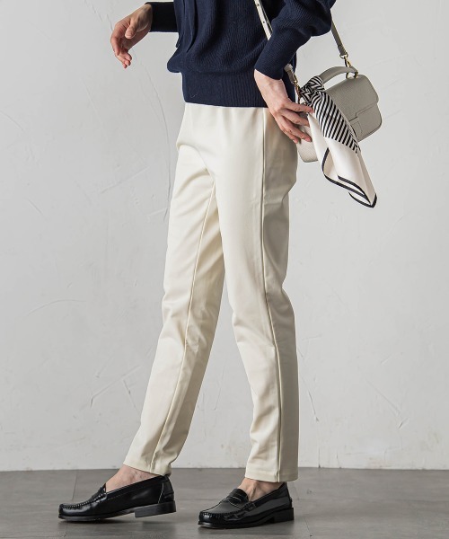 LAUTREAMONT（ロートレアモン）の「【WEB限定】裏起毛発熱レギンスパンツ≪ストレッチ/洗える≫（その他パンツ・レディース・カーキ/ブラック/オフホワイト・7号/9号/11号）」の11枚目の写真