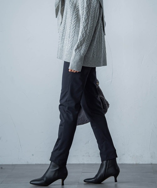 LAUTREAMONT（ロートレアモン）の「【WEB限定】裏起毛発熱レギンスパンツ≪ストレッチ/洗える≫（その他パンツ・レディース・カーキ/ブラック/オフホワイト・7号/9号/11号）」の6枚目の写真