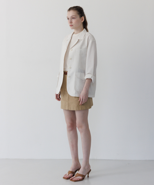 TTUDEMENT(トュードメント)の「FOUR BUTTON SINGLE JACKET IVORY(テーラードジャケット・レディース・その他・FREE)」の5枚目の写真
