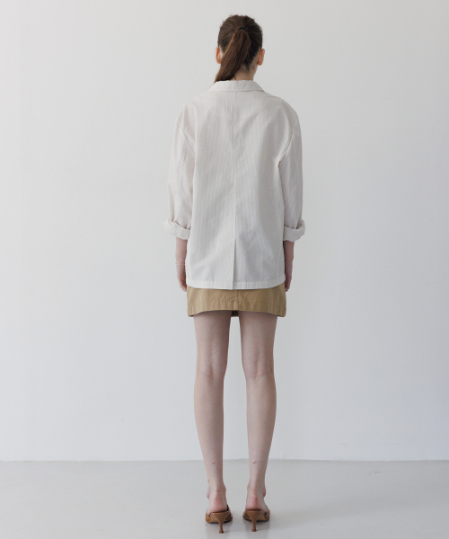TTUDEMENT(トュードメント)の「FOUR BUTTON SINGLE JACKET IVORY(テーラードジャケット・レディース・その他・FREE)」の6枚目の写真