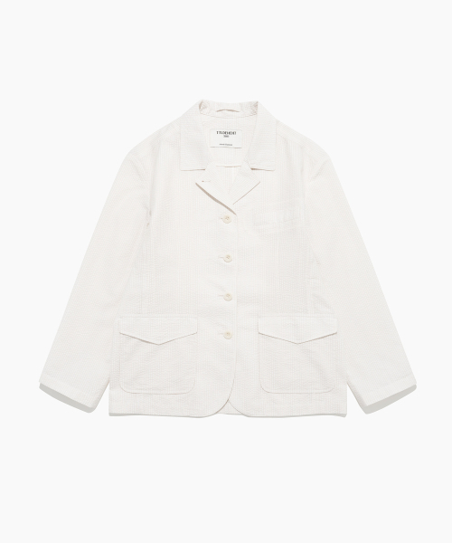 TTUDEMENT(トュードメント)の「FOUR BUTTON SINGLE JACKET IVORY(テーラードジャケット・レディース・その他・FREE)」の7枚目の写真