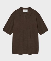VTWO（ブイツー）の「Bookle collar knit_brown（ニット/セーター・メンズ）」