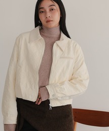 TENTO（テント）の「ショート丈 キルティング ブルゾン（ブルゾン）」