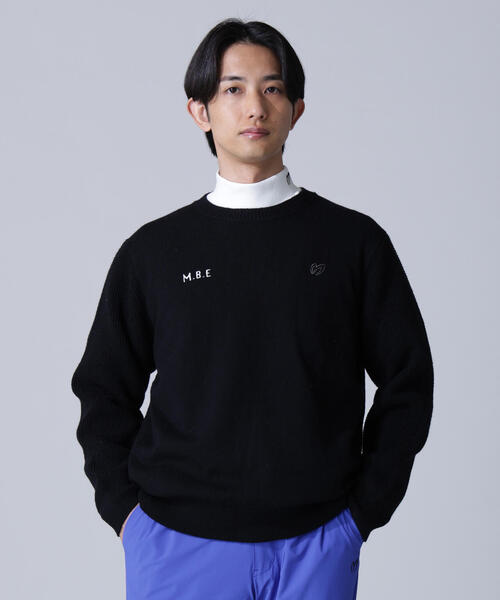 MASTER BUNNY EDITION】裏付きクルーネックニットプルオーバー MASTER BUNNY EDITION】裏付きクルーネックニットプルオーバー