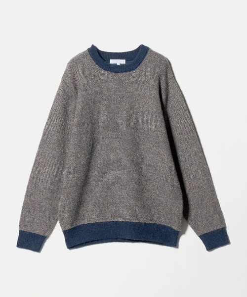 A DAY IN THE LIFE UNITED ARROWS(アデイインザライフユナイテッドアローズ)の「ミドルゲージ モヘヤライク ジャガード ニット<A DAY IN THE LIFE>(ニット/セーター・メンズ・ロイヤルブルー/ダークグレー/ワイン・M/L)」の3枚目の写真