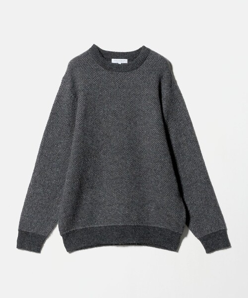 A DAY IN THE LIFE UNITED ARROWS(アデイインザライフユナイテッドアローズ)の「ミドルゲージ モヘヤライク ジャガード ニット<A DAY IN THE LIFE>(ニット/セーター・メンズ・ロイヤルブルー/ダークグレー/ワイン・M/L)」の2枚目の写真