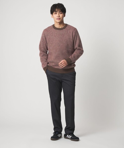 A DAY IN THE LIFE UNITED ARROWS(アデイインザライフユナイテッドアローズ)の「ミドルゲージ モヘヤライク ジャガード ニット<A DAY IN THE LIFE>(ニット/セーター・メンズ・ロイヤルブルー/ダークグレー/ワイン・M/L)」の5枚目の写真