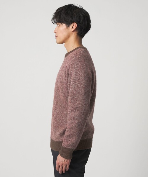 A DAY IN THE LIFE UNITED ARROWS(アデイインザライフユナイテッドアローズ)の「ミドルゲージ モヘヤライク ジャガード ニット<A DAY IN THE LIFE>(ニット/セーター・メンズ・ロイヤルブルー/ダークグレー/ワイン・M/L)」の8枚目の写真