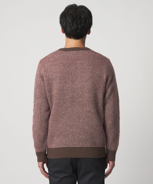 A DAY IN THE LIFE UNITED ARROWS(アデイインザライフユナイテッドアローズ)の「ミドルゲージ モヘヤライク ジャガード ニット<A DAY IN THE LIFE>(ニット/セーター・メンズ・ロイヤルブルー/ダークグレー/ワイン・M/L)」の9枚目の写真