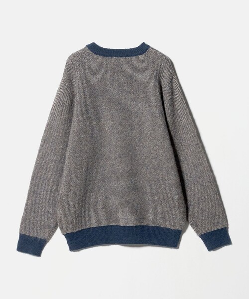 A DAY IN THE LIFE UNITED ARROWS(アデイインザライフユナイテッドアローズ)の「ミドルゲージ モヘヤライク ジャガード ニット<A DAY IN THE LIFE>(ニット/セーター・メンズ・ロイヤルブルー/ダークグレー/ワイン・M/L)」の10枚目の写真