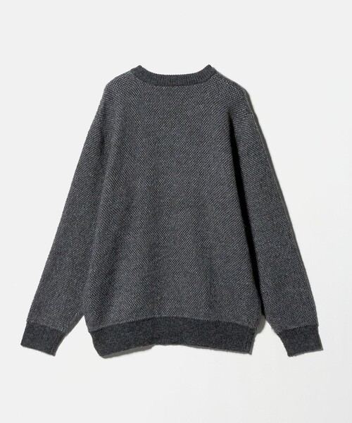 A DAY IN THE LIFE UNITED ARROWS(アデイインザライフユナイテッドアローズ)の「ミドルゲージ モヘヤライク ジャガード ニット<A DAY IN THE LIFE>(ニット/セーター・メンズ・ロイヤルブルー/ダークグレー/ワイン・M/L)」の14枚目の写真