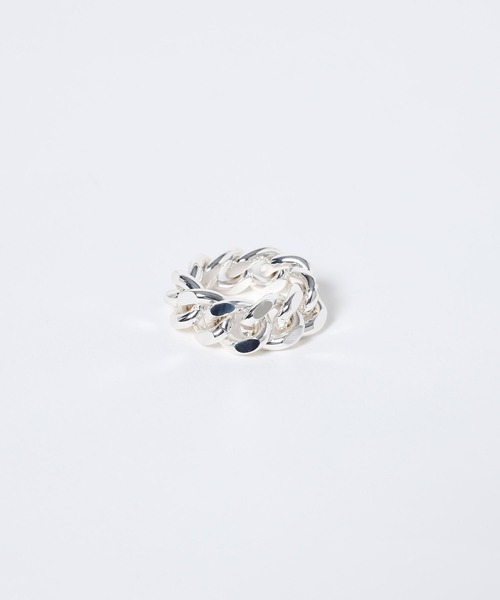 JEANASIS（ジーナシス）の「【シルバー925プレーティング】チェーンリング/632537（リング・レディース・ゴールド/シルバー・SMALL/MEDIUM）」の9枚目の写真