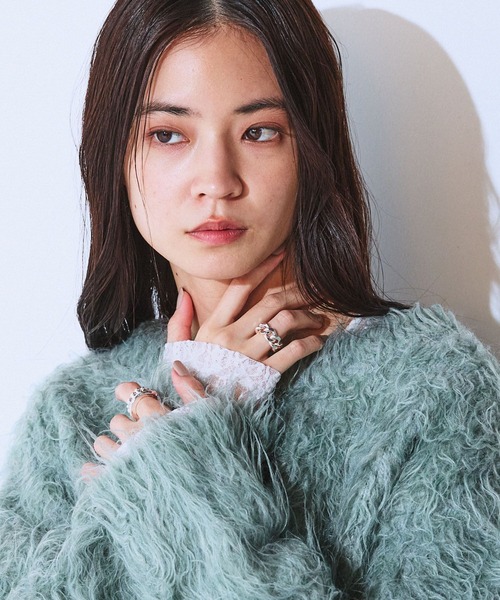 JEANASIS（ジーナシス）の「【シルバー925プレーティング】チェーンリング/632537（リング・レディース・ゴールド/シルバー・SMALL/MEDIUM）」の6枚目の写真