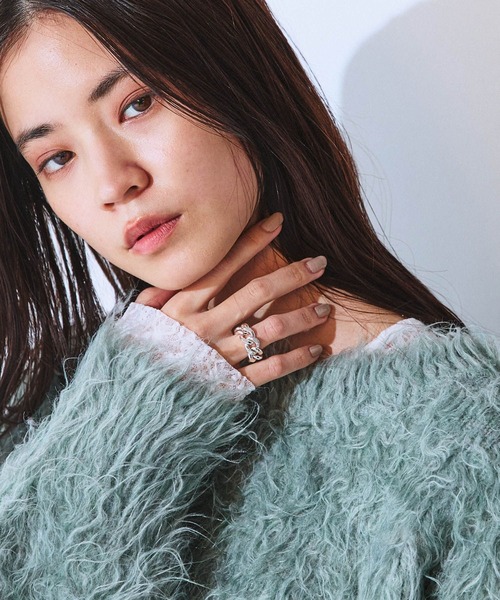 JEANASIS（ジーナシス）の「【シルバー925プレーティング】チェーンリング/632537（リング・レディース・ゴールド/シルバー・SMALL/MEDIUM）」の7枚目の写真