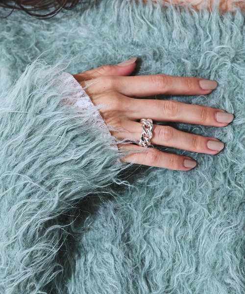 JEANASIS（ジーナシス）の「【シルバー925プレーティング】チェーンリング/632537（リング・レディース・ゴールド/シルバー・SMALL/MEDIUM）」の8枚目の写真