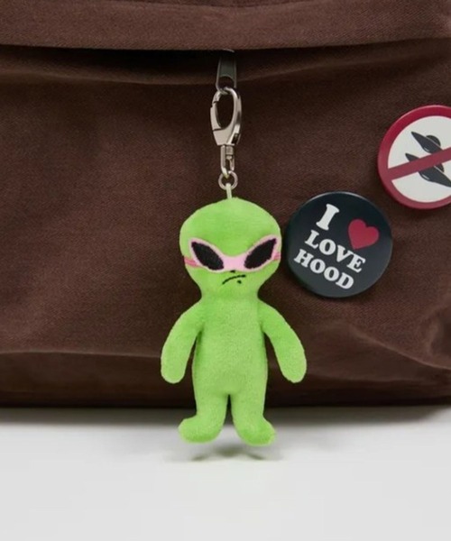HOODHOOD（フッドフッド）の「★K-POPアイドル着用【UNISEX】HOODHOOD／エイリアンキーリング（キーホルダー・レディース・グリーン/ブルー・ONE SIZE）」の2枚目の写真