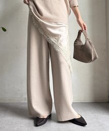 DouDou | メリノウール100％ニットパンツ(その他パンツ)