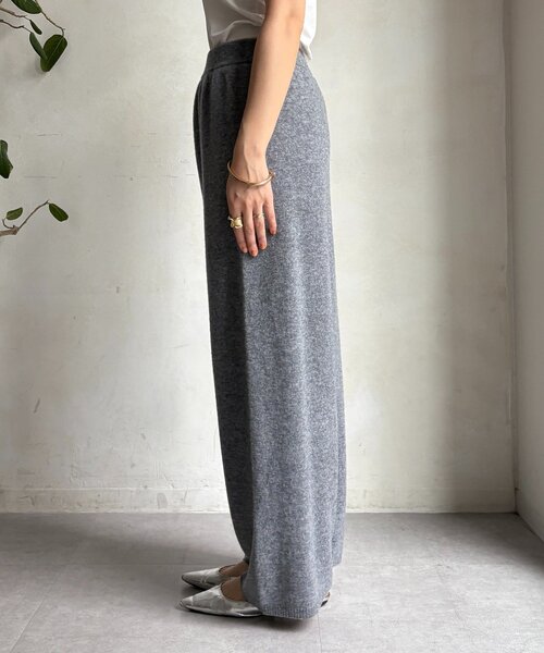 DouDou（ドゥドゥ）の「メリノウール100％ニットパンツ（その他パンツ・レディース・ベージュ/グレー・FREE）」の16枚目の写真