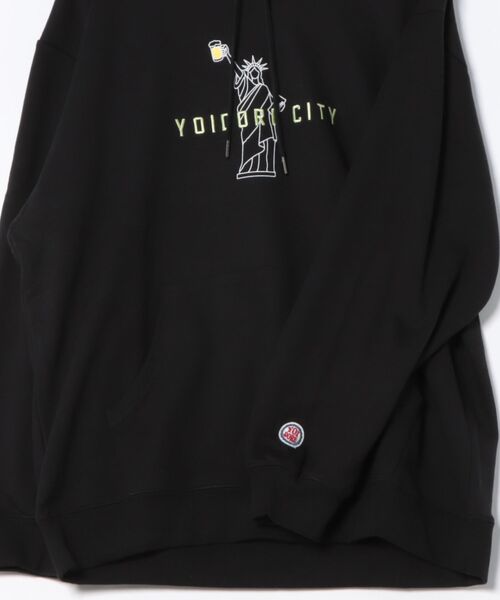 go slow caravan(ゴースローキャラバン)の「YOIDORE/酔いどれ CITY パーカー(パーカー・メンズ・ブラック/ライトグレー・MEDIUM/LARGE/X-LARGE)」の17枚目の写真
