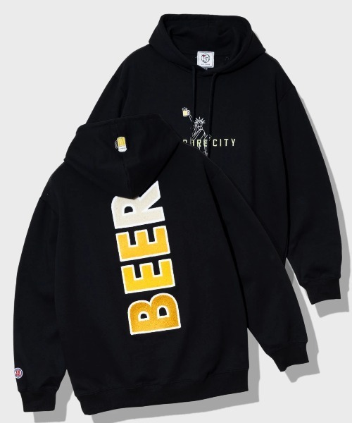 go slow caravan(ゴースローキャラバン)の「YOIDORE/酔いどれ CITY パーカー(パーカー・メンズ・ブラック/ライトグレー・MEDIUM/LARGE/X-LARGE)」の2枚目の写真