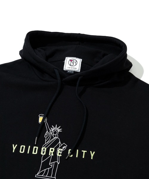 go slow caravan(ゴースローキャラバン)の「YOIDORE/酔いどれ CITY パーカー(パーカー・メンズ・ブラック/ライトグレー・MEDIUM/LARGE/X-LARGE)」の3枚目の写真