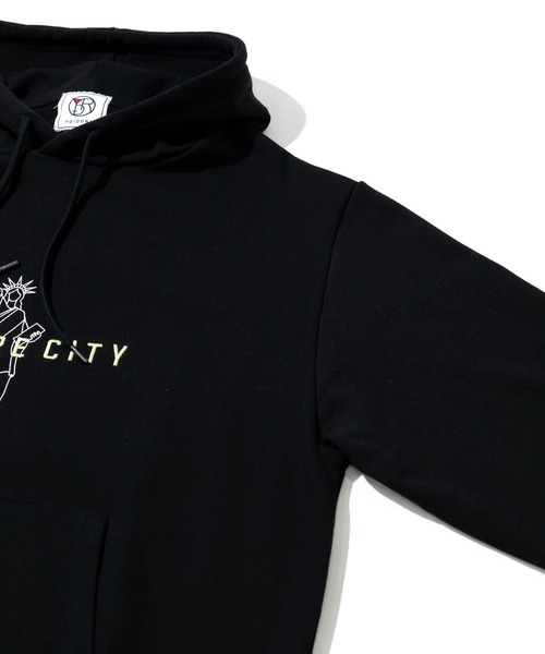 go slow caravan(ゴースローキャラバン)の「YOIDORE/酔いどれ CITY パーカー(パーカー・メンズ・ブラック/ライトグレー・MEDIUM/LARGE/X-LARGE)」の5枚目の写真
