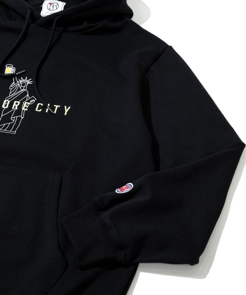 go slow caravan(ゴースローキャラバン)の「YOIDORE/酔いどれ CITY パーカー(パーカー・メンズ・ブラック/ライトグレー・MEDIUM/LARGE/X-LARGE)」の7枚目の写真