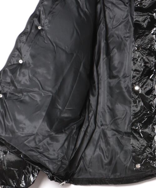 セール】a.p.o.v. シャイニーメタリックポリオーバーサイズクロップド