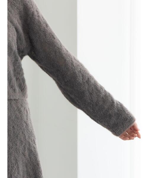Te chichi（テチチ）の「起毛レースニットプルオーバー（セットアップ可）《2025winter catalog item》（ニット/セーター・レディース・チャコールグレー/オフホワイト・F）」の10枚目の写真