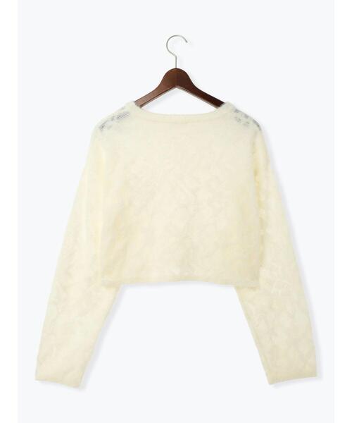 Te chichi（テチチ）の「起毛レースニットプルオーバー（セットアップ可）《2025winter catalog item》（ニット/セーター・レディース・チャコールグレー/オフホワイト・F）」の13枚目の写真