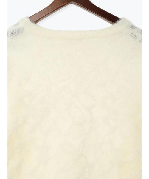 Te chichi（テチチ）の「起毛レースニットプルオーバー（セットアップ可）《2025winter catalog item》（ニット/セーター・レディース・チャコールグレー/オフホワイト・F）」の17枚目の写真