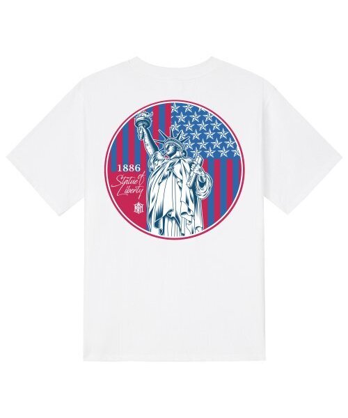KAN6312(カン6312)の「KTW0008 レディース 半袖Tシャツ - ホワイト(Tシャツ/カットソー・メンズ・その他・LARGE/MEDIUM/SMALL/X-LARGE)」の1枚目の写真