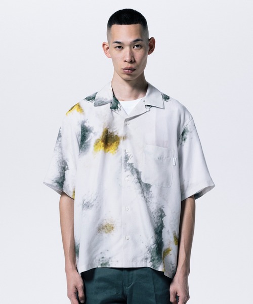 ROTTWEILER（ロットワイラー）の「R9 PAINTED SS SHIRT（シャツ/ブラウス・メンズ・グレー/ベージュ・S/M/L/XL）」の2枚目の写真