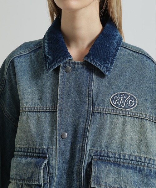 OVERSIZED WAPPEN DENIM JACKET（デニムジャケット）｜AVIREX