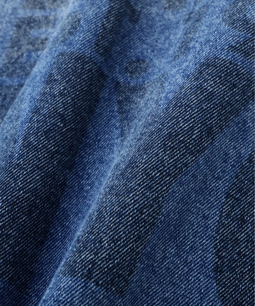 AVIREX(アヴィレックス)の「OVERSIZED WAPPEN DENIM JACKET(デニムジャケット・レディース・インディゴブルー/ブルー系その他/ピンク・F)」の19枚目の写真