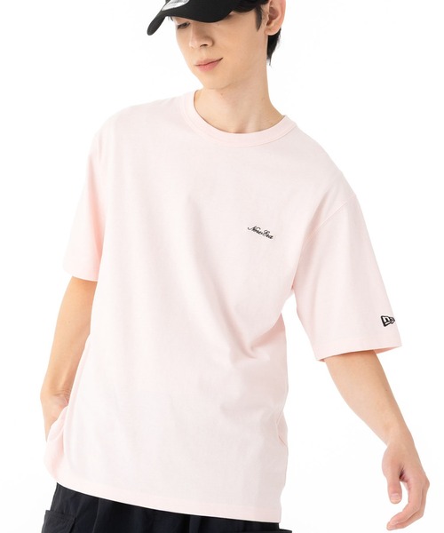 NEW ERA（ニューエラ）の「ニューエラ 半袖Tシャツ スクリプトロゴ（Tシャツ/カットソー・メンズ・ブラック/ピンク/ホワイト・XXL/XL/L/M/S）」の3枚目の写真