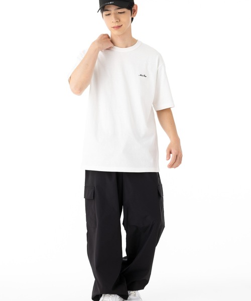 NEW ERA（ニューエラ）の「ニューエラ 半袖Tシャツ スクリプトロゴ（Tシャツ/カットソー・メンズ・ブラック/ピンク/ホワイト・XXL/XL/L/M/S）」の9枚目の写真