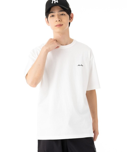 NEW ERA（ニューエラ）の「ニューエラ 半袖Tシャツ スクリプトロゴ（Tシャツ/カットソー・メンズ・ブラック/ピンク/ホワイト・XXL/XL/L/M/S）」の4枚目の写真
