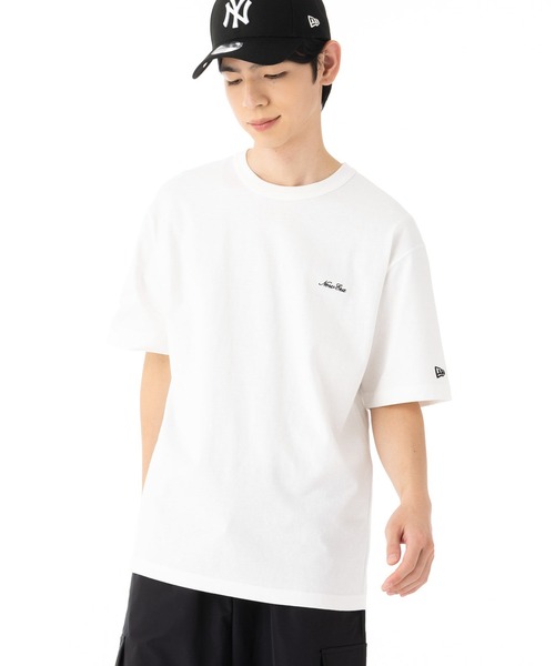 NEW ERA（ニューエラ）の「ニューエラ 半袖Tシャツ スクリプトロゴ（Tシャツ/カットソー・メンズ・ブラック/ピンク/ホワイト・XXL/XL/L/M/S）」の5枚目の写真