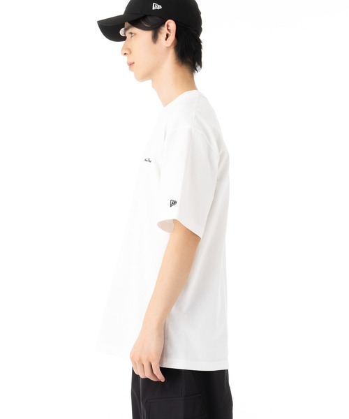 NEW ERA（ニューエラ）の「ニューエラ 半袖Tシャツ スクリプトロゴ（Tシャツ/カットソー・メンズ・ブラック/ピンク/ホワイト・XXL/XL/L/M/S）」の7枚目の写真