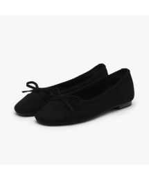 SAPPUN（サプン）の「Malette Suede Fur Lined Ribbon Flats (1cm)（バレエシューズ）」