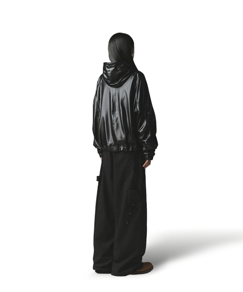 NOT4NERD(ノットフォーナード)の「Gloss Highneck Raglan Windbreaker - Black(ナイロンジャケット・レディース・その他・MEDIUM/LARGE/X-LARGE)」の4枚目の写真
