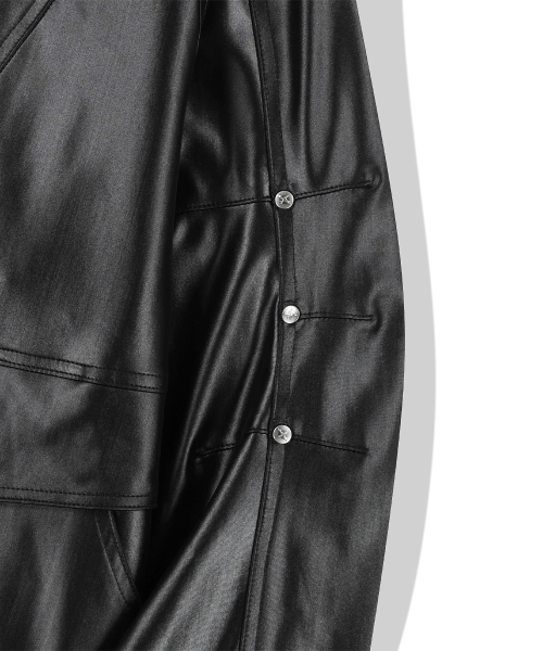 NOT4NERD(ノットフォーナード)の「Gloss Highneck Raglan Windbreaker - Black(ナイロンジャケット・レディース・その他・MEDIUM/LARGE/X-LARGE)」の12枚目の写真