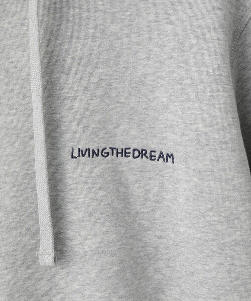 ADAM ET ROPE'(アダムエロペ)の「【Yeah Right NYC(イエー ライト エヌワイシー)】Hoodie(LIVING THE DREAM)(パーカー・レディース・ブラック/グレー・L)」の8枚目の写真